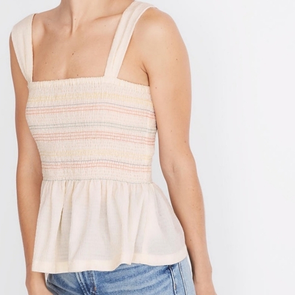 Madewell |‎ Embroidered Tank Top, size S - Picture 1 of 14